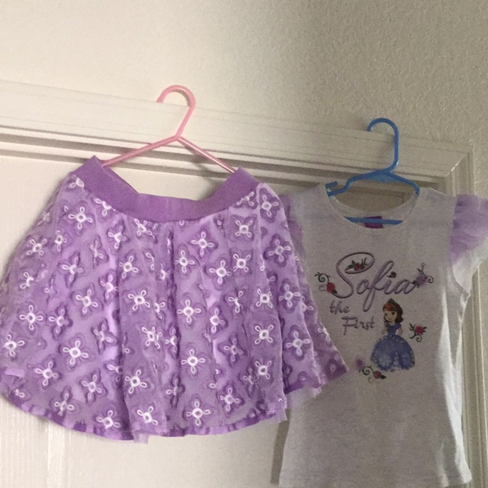 Matching Outfit Shirt Skirt/Skorts